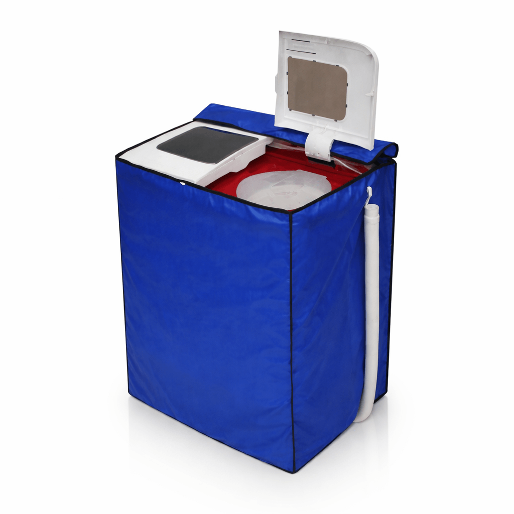 Checkered Semi Automatic Washing Machine Cover